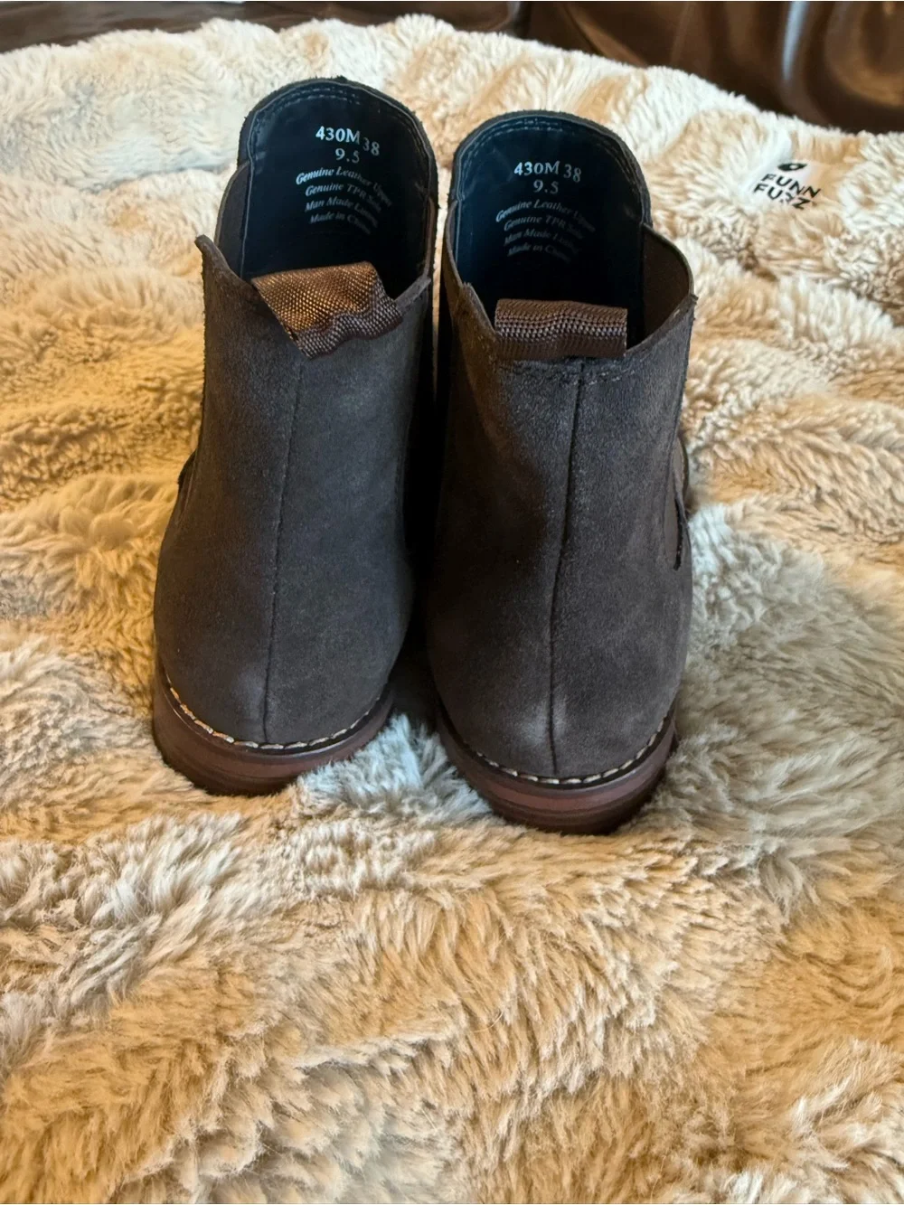 Jos. A. Bank. Men's Brown Suede Chelsea Boots